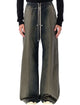 Rick Owens Wideleg Pants In Grey Degradé Denim