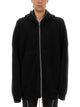 Rick Owens Black Alpaca Wool Sweatshirts