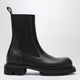 Rick Owens Tower Beatle Gabe Boots In Black Leather
