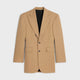 Celine Beige Colonne Wool Jacket