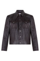 Celine Trucker Jacket In Leather