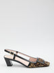 Roger Vivier Belle Vivier Leopard Print Pony Skin Slingback