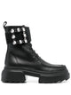 Roger Vivier Wallaviv Strass Buckle Leather Boots