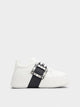 Roger Vivier Viv Skate Sneaker High Sole White