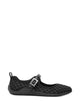 Roger Vivier Black Textile Pla Flats