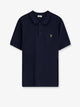 Celine Triomphe-Embroidery Short-Sleeve Polo Shirt
