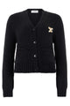 Celine Black Cashmere And Silk Cardigan