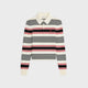 Celine Striped Polo Sweater