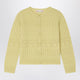 Bonpoint Enza Light Green Cashmere Cardigan