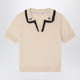 Bonpoint Lisette Écru Wool And Cotton Blend Sweater