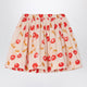 Bonpoint Suzon Écru Skirt With Cherry Print