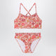 Bonpoint Lais Pink Swimsuit In Liberty Fabric