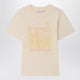 Bonpoint Thida Écru T-Shirt With Bain De Soleil Print
