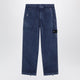 Stone Island Loose Fit Trousers In Technical Fabric