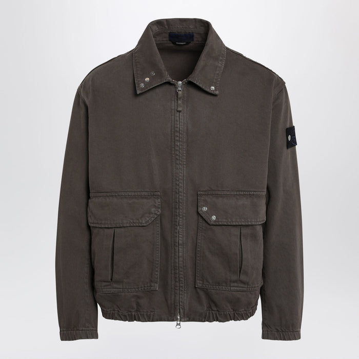 Stone Island Waterrepellent Denim Coach Jacket
