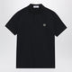 Stone Island Navy Blue Polo With Compass Logo Patch