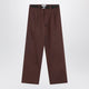 Stone Island Tobacco-Coloured Cotton Blend Trousers