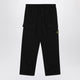 Stone Island Black Cotton-Blend Cargo Trousers