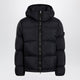 Stone Island Black Ripstop Nylon Zip-Up Down Jacket
