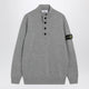 Stone Island Grey Mélange Wool Blend Sweater