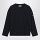 Stone Island Navy Blue Crater Neck Jumper