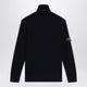 Stone Island Black Ribbed Turtleneck Sweater