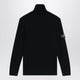 Stone Island Black Ribbed Turtleneck Sweater