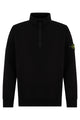 Stone Island Cotton Sweatshirt With Zip Collar