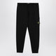 Stone Island Black Cotton Jogging Trousers