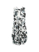 High High Sparky Print Midi Dress