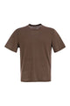 Majestic Crew-Neck And Short-Sleeved T-Shirt In Linen