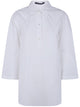 Sofie D Hoore "Bait" 3/4 Sleeve Shirt With Polo Neck