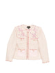 Minime Paris Cotton Blend Crewneck Jacket