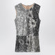 Maison Margiela Floral Sequin Sleeveless Top In Ice Blue