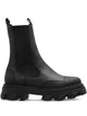 Ganni Black Recycled Leather Recycled Polyester Polyurethane Boots