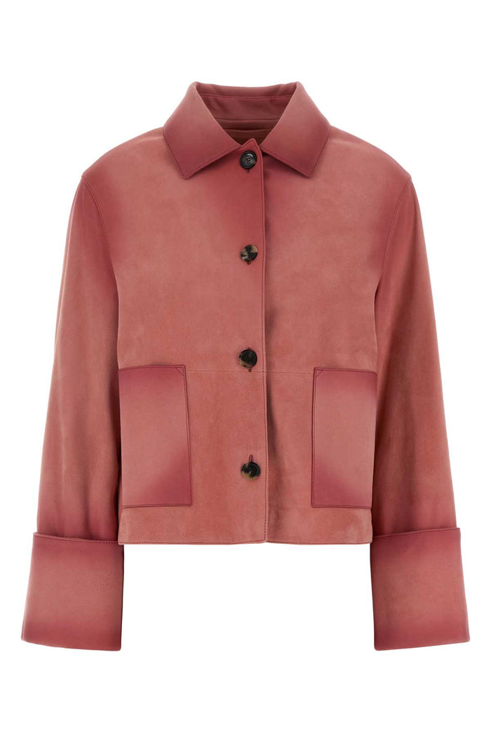 Loewe Pink Leather Jacket