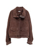 Loewe Suede Zip-Up Jacket