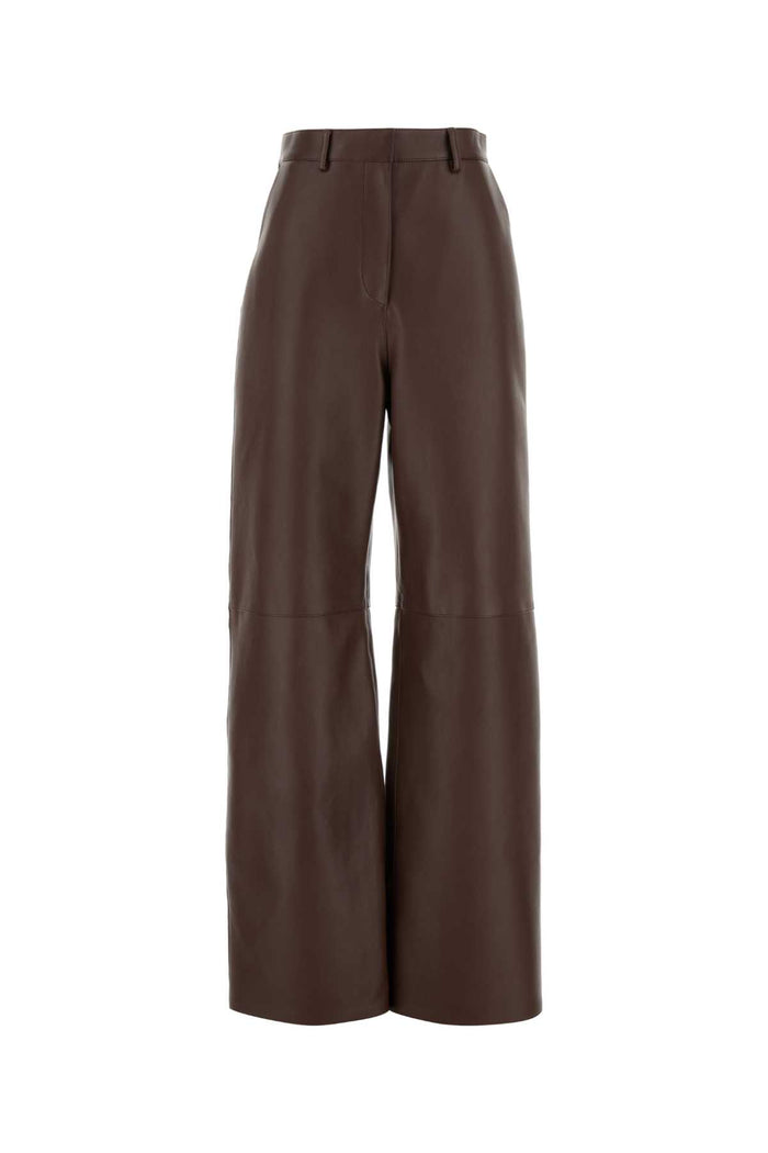 Loewe Chocolate Nappa Leather Pant