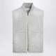 Maison Margiela Vintage Pearl Grey Vest With Paint-Effect Details