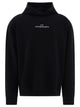Maison Margiela Logo Black Cotton Hoodie