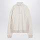 Maison Margiela Distressed-Effect Ecru Sweatshirt