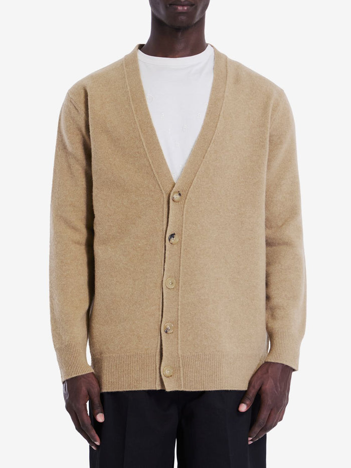 Maison Margiela Cappuccino Wool Cardigan