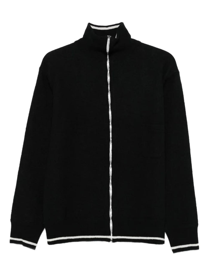 Maison Margiela High-Neck Cardigan With Zip Front