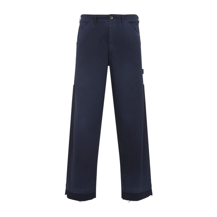 Maison Margiela Blue Cotton Jeans