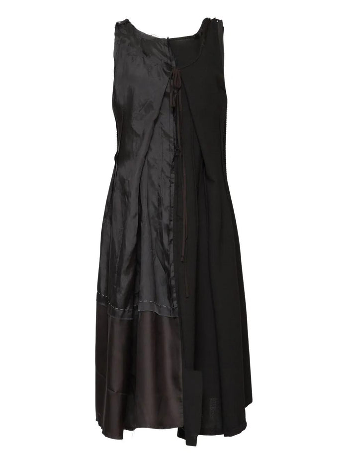 Maison Margiela Black Wool Dress