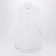 Maison Margiela Longsleeve Cotton Poplin Shirt In White