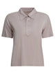Maison Margiela Pink Cupro Polo Shirt
