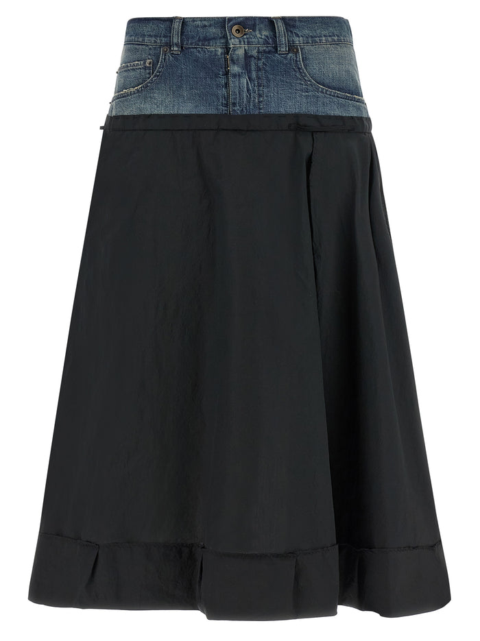 Maison Margiela Denim Insert Skirt