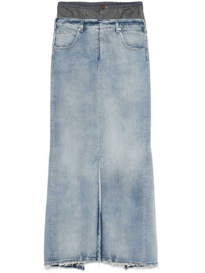 Maison Margiela Denim Cotton Skirt