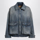 Mm6 Maison Margiela Blue Denim Jacket With Flap Pockets